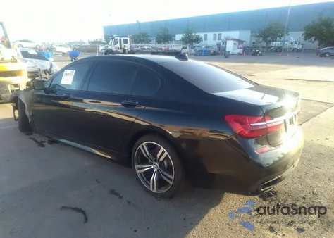 2019 BMW 740I из США, поврежденный, VIN WBA7E2C54KB218563